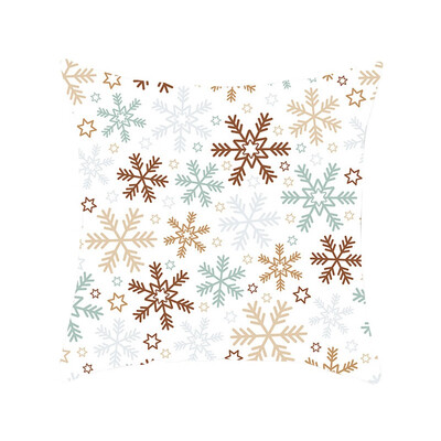 

Siaonvr Merry Christmas Pillow Cases Nordic Sofa Cushion Cover Home Decoration