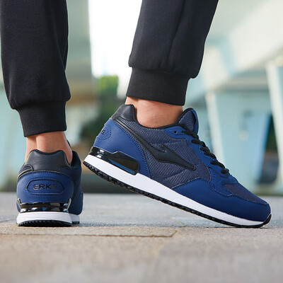 

Hongxing Erke sneakers casual shoes Agan shoes shoes mens shoes breathable mesh casual running shoes 51183120070 ink blue 41