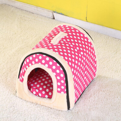 

2In 1 Pet House And Sofa Machine Washable Non-Slip Foldable Soft Warm Dog Cat Puppy Rabbit Pet Nest Cave
