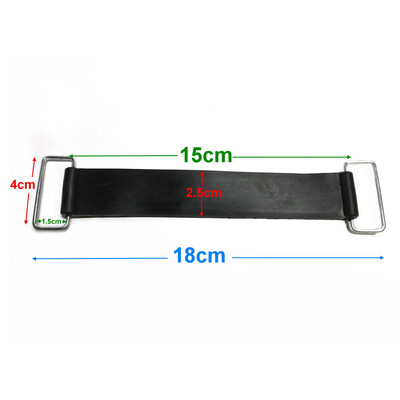 

Black Rubber Battery Strap Band Elastic Straps Tie Down For Motorcycle Practical