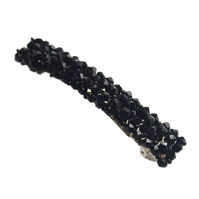 

1PCWomen Girls Bling Headwear Crystal Rhinestone 6 Color Elastic Hair Clip Barrette Hairpin Hair Accessories