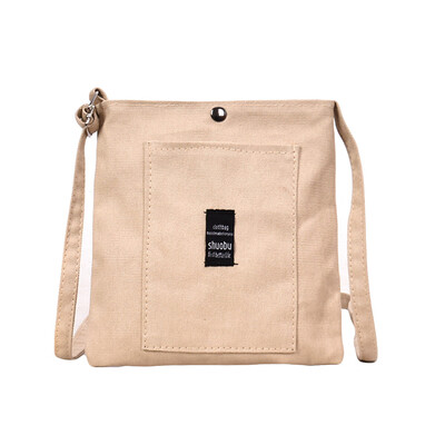 

Tailored Fashion Women Letter Canvas Candy Color Shoulder Bag Messenger Bag Crossbody Bag