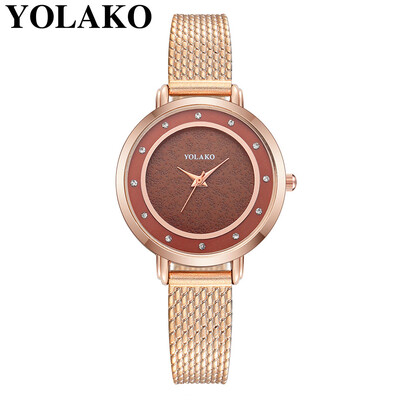 

RM Womens Casual Quartz Plastic Leather Band New Strap Watch Analog Wrist Watch