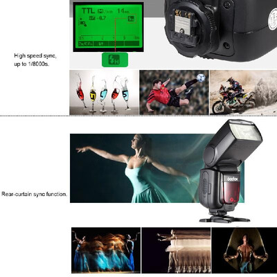 

Godox TT685S Camera Speedlite TTL Master Slave GN60 24G Wireless Transmission HSS 18000S for Sony A77II A7RII A7R A58 A99 ILCE60