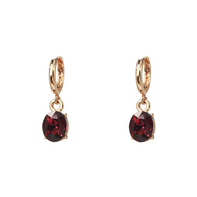 

2019 cute endless crystal hoop earrings for women girls cartilage Geometric earring hoop earrings cz jewelry party gift
