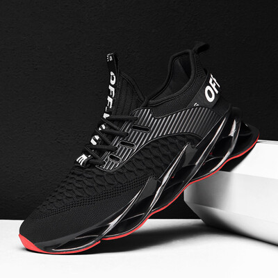 

Blade mens shoes breathable fashion mens running shoes mesh casual old shoes mens sports flying woven running shoes