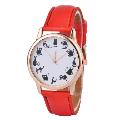 

Korean version of the cat scale female table twelve cats 12 Zodiac watches women models ladies watches