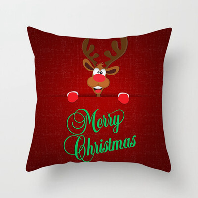 

New Christmas Pillow Case Sofa Car Throw Cushion Covers Home Decor