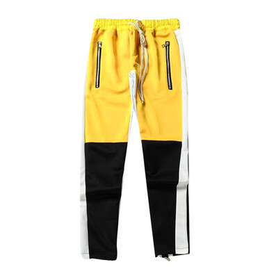 

Tailored Fashion Mens Casual Solid Loose Patchwork Sweatpant Trousers Jogger Pant