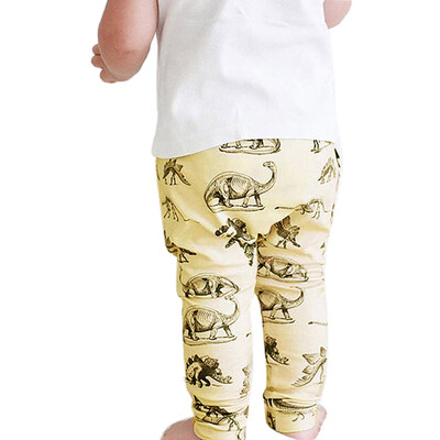 

Toddler Kid Boy Dinosaurs Print Elasticity Long Pants Lovely Harem Trousers