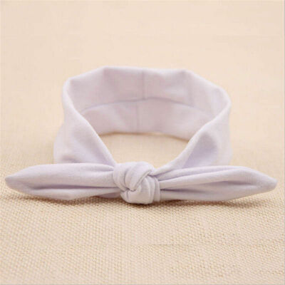

Cute Baby Headband Toddler Kids Girls Bow Hairband Turban Knot Rabbit Headwear