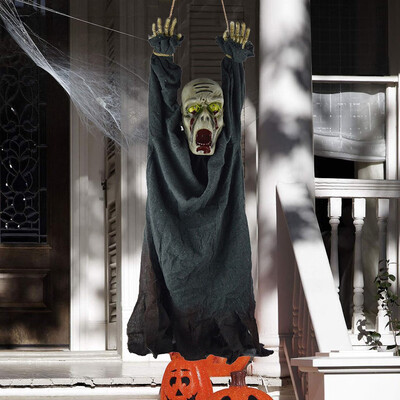 

Toponeto Halloween Decoration Hanging Corpse Creepy Sound&Glowing Eyes Props