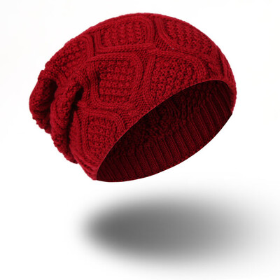 

Tailored Unisex Men Women Warm Winter Knit Baggy Beanie Hat Ski Slouchy Head Cap BG