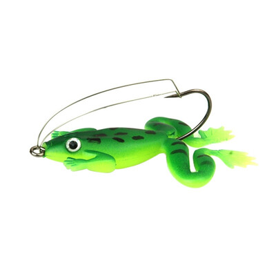 

1 Pcs 5cm 6g Artificial Soft Ray Frog Lure Fishing Lures silicone Bait For Carp Fishing Tackle Wobblers