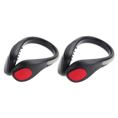 

2PC LED Luminous Shoe Clip Light Night Safety Warning Cycling Running Sport