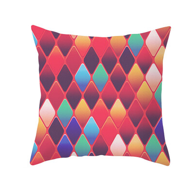

〖Follure〗Geometric Print Polyester Square Pillow case Sofa Throw Cushion Cover Home Decor