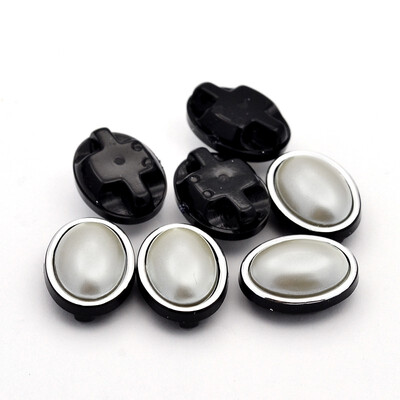 

Sew on Taiwan Acrylic Garment Accessories Oval OldLace 205x16x9mm Hole 1mm