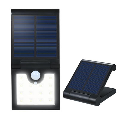

Foldable 1W Solar Powered LED Motion Sensor Night Light 150° Rotation 14LEDs Outdoor Waterproof Wall Spotlight Security Lamp for P