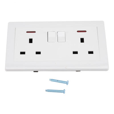 

Greensen Wall Socket Outlet Switch 220-250V 13A for Bedroom Living Room Home