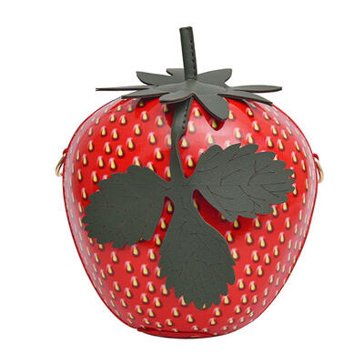 

Cute Strawberry Shaped Shoulder Handbags PU Leather Women Crossbody Bags