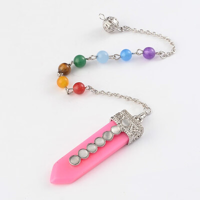 

Resin Bracelets Makings with Gemstone Beads&Alloy Findings Flamingo 230mm