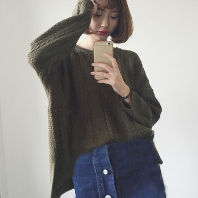 

Starmoon Fashion Women Top knitting Shirt Long Sleeve Sweater Casual Fork Opening Blouse