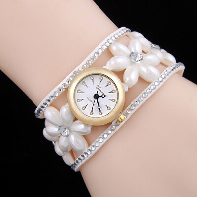 

Factory direct new fashion ladies bracelet watch diamond sun flower quartz watch factory direct