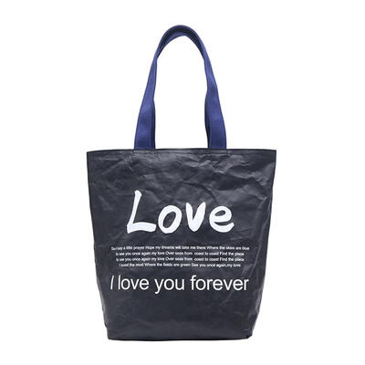 

Waterproof Shoulder Handbags Letter Print Women Big Capacity Shopping Totes