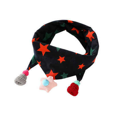 

Boy Girls Newborn Baby Saliva Towel Feed Triangle Cotton Bibs Bandana Scarf Cute