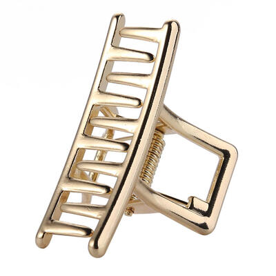 

Fashion Hair Clips Geometric Rectangle Hairpins Metal Hairdressing Tool