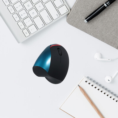 

Optical Vertical Mouse Ergonomic Wired Mouse USB Mice 5 Button for PC LaptopGrey