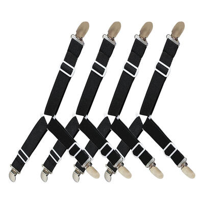 

4pcs Sheet Fasteners Bed Sheet Buckle Table Cloth Clip Anti-Move Band