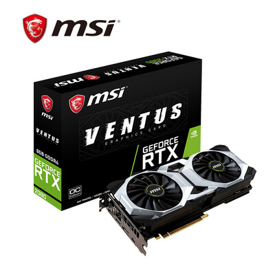 

MSI GeForce RTX 2080 Ti VENTUS 11G OC 1350-1635MHz 352BIT GDDR6 New Generation Game Graphics Card Master