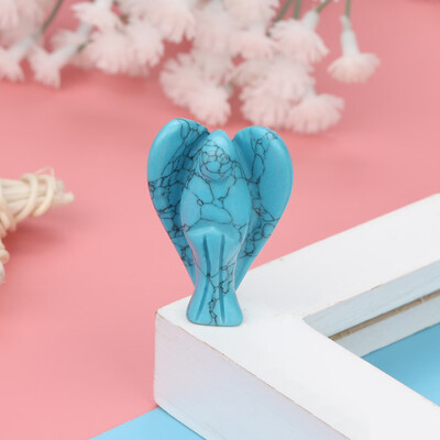 

Gobestart Angel Jade Crystal Carving Crafts Ornaments Home Decoration Healing Gemstone