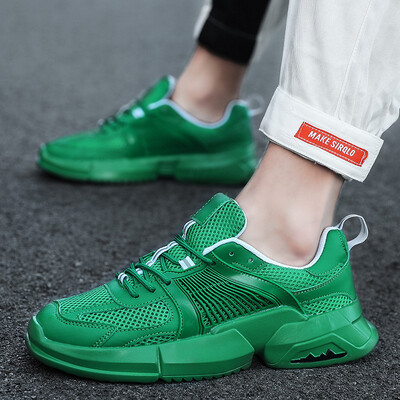 

Old shoes mens tide shoes retro mens casual sports outdoor breathable mesh running shoes