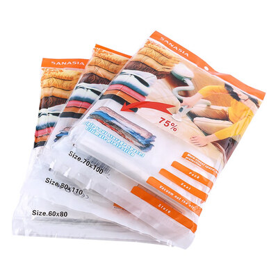 

3 Sizes Pratical Large Vacuum Compressed Storage Bags Package Organizer Household Space Saver Vacuum Storage Bag