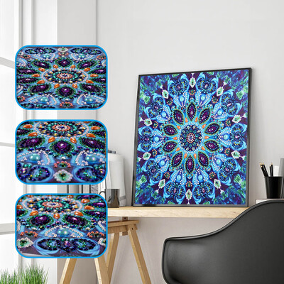 

JPGIF Special Shaped Diamond Painting DIY 5D Partial Drill Cross Stitch Kits Crystal R