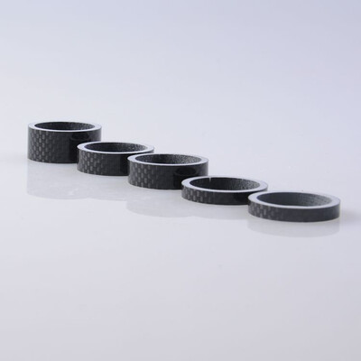 

5pcs Set 5mm10mm15mm Handle Bar Stem Headset Spacer Carbon Fiber Bicycle Bike