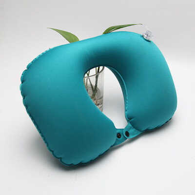 

Nine hundred WY-1806 inflatable u-shaped pillow car headrest neck pillow outdoor travel U-shaped pillow travel nap lunch break pillow pillow aircraft neck pillow blue