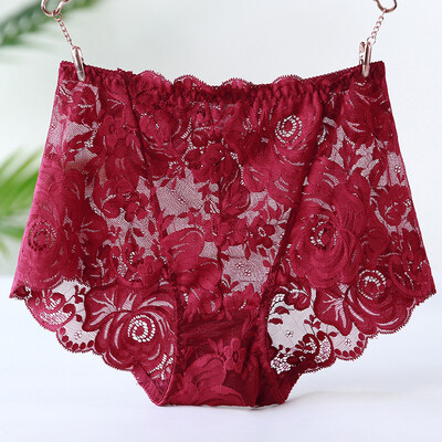 

Sexy Womens Lace Underwear Boxer Shorts High Waist Panties Briefs Knickers -2XL
