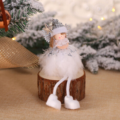 

Christmas Gift Xmas Tree Hanging Pendant Angel Doll Ornament Home Table Decor