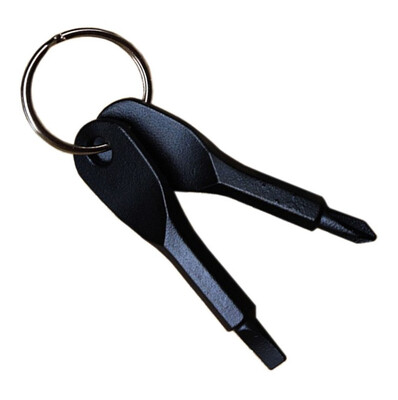 

〖Follure〗2 PCS Multifunctional Pocket Mini Tool Screwdriver Set with Key Ring Portable Ou