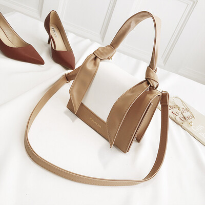 

Ins Super Fire Bag Women 2019 New Korean Contrast Handbag Joker Single Shoulder Messenger Bag Fashion Small Square Bag