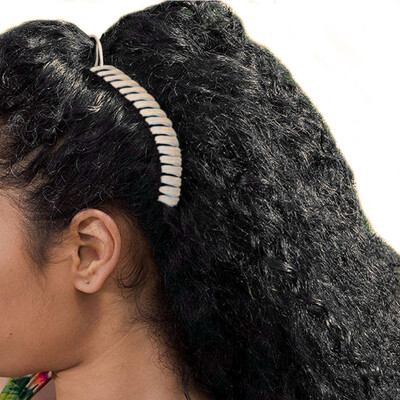 

Gobestart Women Vintage Hair Clip Christmas Hair Accessory Stretchable Banana Comb