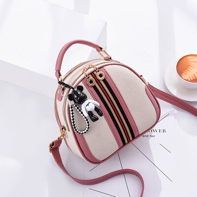 

Womens bag 2019 new womens bag Korean version of the fresh small bag fashion casual bag shoulder slung ladies bag