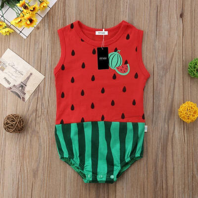 

Casual Clothes 0-24M Newborn Infant Kids Baby Girl Romper Bodysuit Playsuit Set