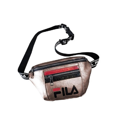 

FILA Fashion Waist Bag All-match Square Shape Adjustable Strap PU Waist Bag