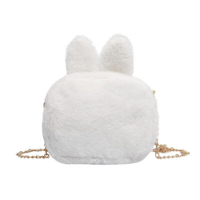 

Plush Rabbit Ear Women Crossbody Bag Chain Messenger Handbag Shoulder Bags