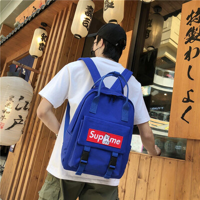 

Junior high school bag female Korean version of high school inwind college students shoulder bag male Sen department hundred backp