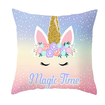 

26 Pattern Fashion 1818 Cartoon Cute Unicorn Cushion Cover Pillow Case Home Sofa Decor